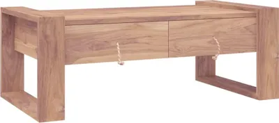 Produktbild von vidaXL Couchtisch 110×60×40 cm Teak Massivholz
