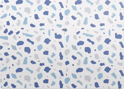 Produktbild von Abstrakte Flecken – Bodenschutzmatte – Stuhlunterlage 140x100 cm – Rutschfest – Hartbodenmatte