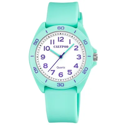 Produktbild von Calypso Jugend Analog Uhr Fashion Silikon Armbanduhr türkis UK5833/3