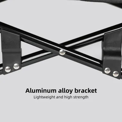 Zdjęcie produktu dla Podwyższone legowisko dla psa, składany, przenośny uchwyt ze stopu aluminium, miękka poduszka, legowiska dla psów