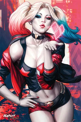 Obrázek produktu pro Pyramid International DC Comics Poster Set Harley Quinn Kiss 61 x 91 cm (4)