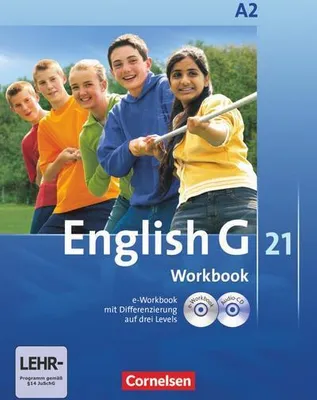Obrázek produktu pro English G 21. Ausgabe A 2. Workbook mit CD-ROM (e-Workbook) und Audios Online