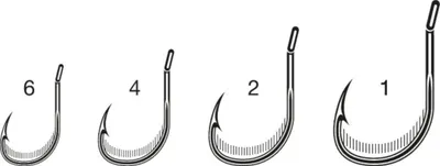 Produktbild von VMC 7302 Drop Shot Hook - 15 Dropshothaken, Größe:Gr. 1