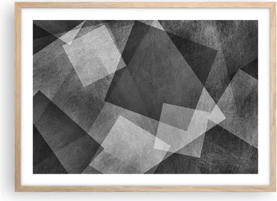 Produktbild von Gerahmtes Poster - Rahmen in heller Eiche - Abstraktion modern - 70x50 cm - Wand Bild - Wanddeko - Wandbilder - Wandposter - Bilderrahmen - Bilder - Kunstdruck - Wandbild - P2NAA70x50-3996