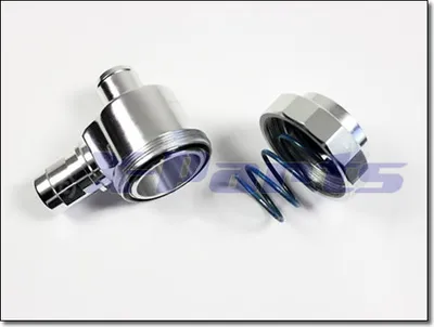 Produktbild von X - Parts Pop Blow Off Ventil Schubumluft geschlossen Chrom inkl. 3 verschieden Federn Ladedruck bis 2,5 bar 25mm Anschlussdurchmessergeeignet für Modelle 25mm Anschluss 1010019