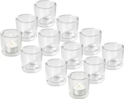 Produktbild von Teelichthalter aus Glas - 12 Stück