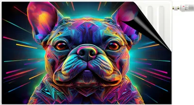Produktbild von Magnetmatte Magnet Neon Dog Kühlerabdeckung
