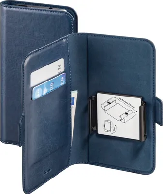 Produktbild von Hama Smart Move Booklet Case, Größe L (4.0 - 4.5"), blau