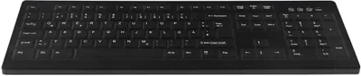 Produktbild von Contour Design Active Key Contour ClassicClean Medizinische Tastatur Abnehmbare Abdeckung Full-Size Kabelgebunden Schwarz DE C8100