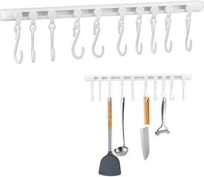 Produktbild von Kompakte Küchenhaken multifunktional Kunststoff 30cm