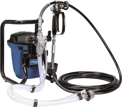Image de Scheppach Système de peinture par pulvérisation Airless ACS3000 avec réglage de la pression en continu | moteur électrique 750 W | jusqu'à 207 bar | 7,6 m de flexible de pulvérisation
