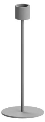 Image de Bougeoir Cooee Design, acier inoxydable, gris, 9 cm