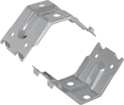 Produktbild von Halterung 2 pcs Zink-beschichtet 106 x 55 x 1,5mm Stahl