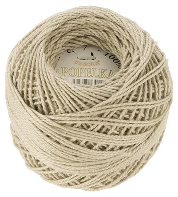 10 x 10g Stickgarn Kreuzstickgarn Häkelgarn Popelka beige
