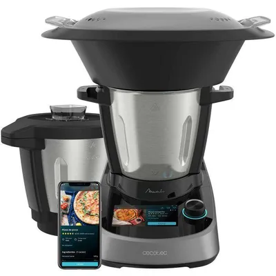Immagine prodotto di Robot da cucina - CECOTEC - Mambo Touch con ciotola Habana - 1600 W - 3,3 L - 37 funzioni - Grigio