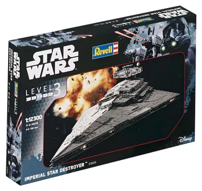 Zdjęcie produktu dla Revell Imperial Star Destroyer, Model samolotu kosmicznego, Zestaw montażowy, Imperial Star Destroyer, Star Wars, Zaawansowany, 21 szt.