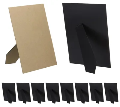 20 Bilderrahmen-Staffelei-Rückwände, 21 x 29,7 cm, schwarz, Dichteplatte