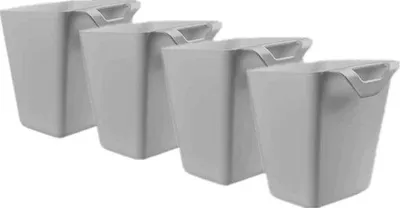 Produktbild von Famanu Hängende Halterung für Becher - Grau, 4er Pack