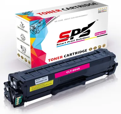 A toner cartridge and its packaging are displayed against a white background.