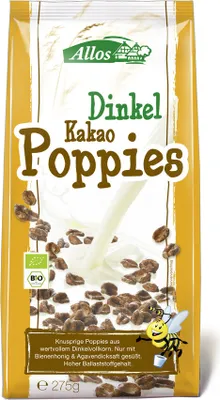 Produktbild von Allos - Dinkel Kakao Poppies - 275g