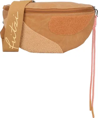 Produktbild von Fritzi aus Preußen Umhängetasche Limited Happy Flocked Bum Bag Medium Soft Chestnut hellbraun