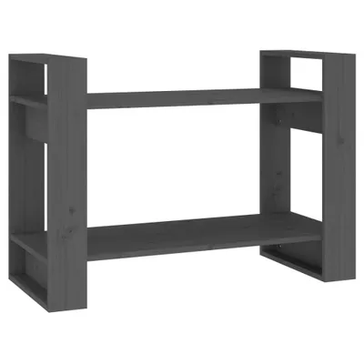 Immagine prodotto di Libreria/divisorio grigio 80x35x56,5 cm in legno di pino massiccio