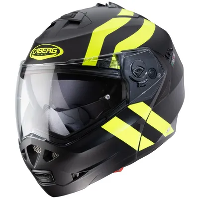 Produktbild von Caberg Duke II Superlegend Klapphelm, schwarz/gelb, S  (55/56)