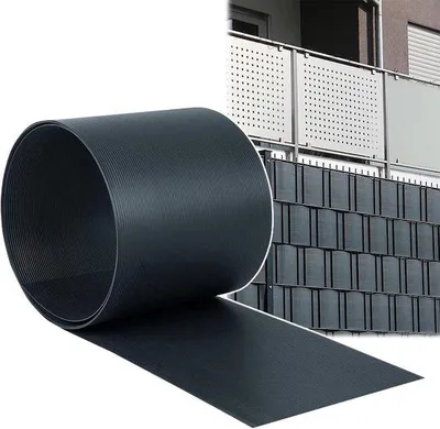 Produktbild von Anthrazit PVC-Ausleuchtungsschutzfolie, Wetterresistente Hekasicherung, 75 Meter Länge