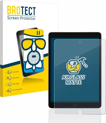 Produktbild von BROTECT Entspiegelungs Schutzglas für Apple iPad 10.2" WiFi 2021 / WiFi Cellular 2021 Schutzfolie Panzer Folie Glas Display Schutz matt