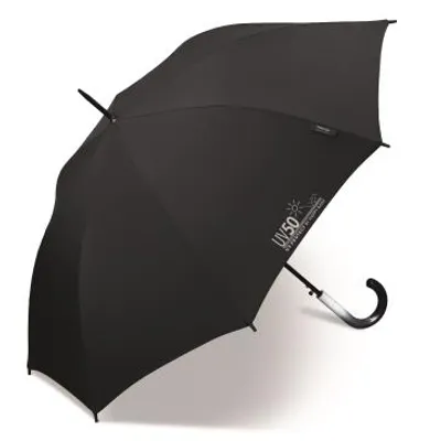 Zdjęcie produktu dla Parasol Happy Rain Long AC UV50 Protect czarny