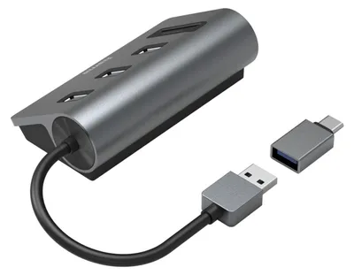 Produktbild von Hama 00200140, USB 3.2 Gen 1 (3.1 Gen 1) Type-A, Anthrazit, Schwarz, MicroSD (TransFlash), MicroSDHC, MicroSDXC, SD, SDHC, SDXC, USB 3.2 Gen 1 (3.1 Gen 1) Type-A, Aluminium, Windows 10, Windows 11, Windows 7, Windows 8
