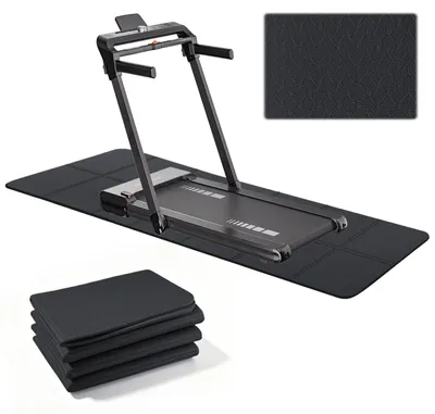 Immagine prodotto di Omgoods - Tappetino antiscivolo per la protezione del pavimento, ideale per attrezzature da fitness