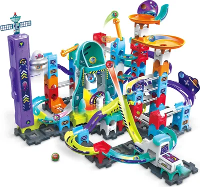 Zdjęcie produktu dla Marble Rush - Kosmiczny zestaw magnetyczny XL300 E - Vtech 80-559804 - (Zabawki / Zabawki zręcznościowe i funkcjonalne)