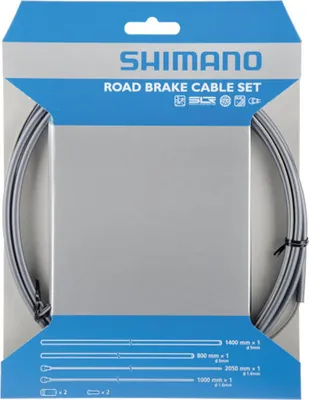 Immagine prodotto di Set di cavi freno per bici da corsa Shimano Sil-Tec grigio high-tech