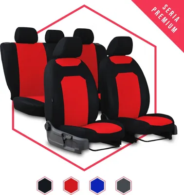 Produktbild von Sitzbezüge Auto Universal Autositzbezüge für Mitsubishi Outlander III Rot Set