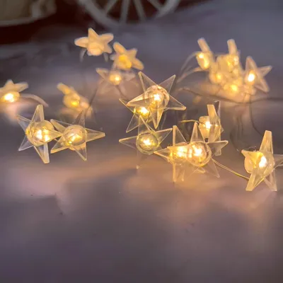 Lichterkette 30 LEDs, 3 m, warmweiß, batteriebetrieben, für Innen & Außen