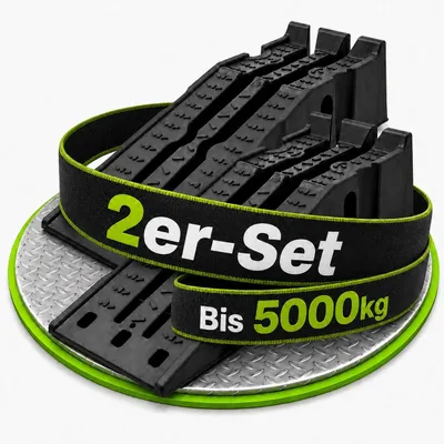 Produktbild von Auffahrrampen KFZ 2er-Set bis 5000 kg, 90,5 x 30,5 x 21,6 cm
