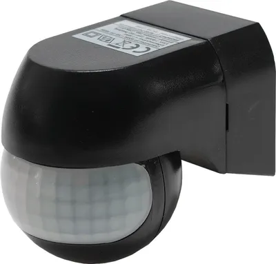 Produktbild von ChiliTec 22240 Aufputz Bewegungsmelder "CBM-Slim" 180° LED geeignet, IP44, 1-800W, schwarz