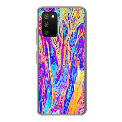Produktbild von MuchoWow® Handyhülle Schutzhülle Hülle für Samsung Galaxy A03s Kunst - Farben - Psychedelisch Silikon Softcase Handy Hülle - Schutz