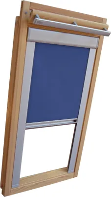 Produktbild von Verdunkelungsrollo für VELUX Dachfenster GGL/GPL/GHL/GGU/GPU - C04 - Farbe mittelblau
