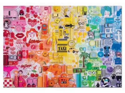 Produktbild von Educa Collagefarben Puzzle 500 Stücke Mehrfarbig  Kinder Mehrfarbig One Size