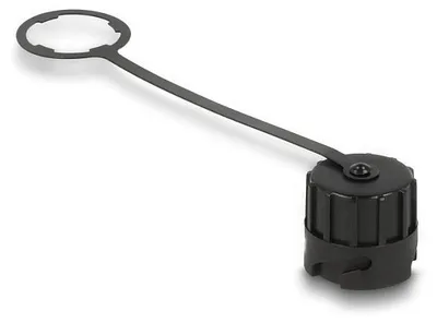 Produktbild von DeLOCK Schutzkappe für RJ45 Stecker 67049 IP68 staub- und wasserdicht schwarz, Sockelträger, Schwarz, Polyamid, 1 Stück(e)