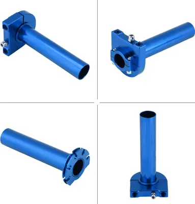 Zdjęcie produktu dla 7/8" 22 mm manetka gazu z uchwytem obrotowym do motocykla, skutera lub motocykla terenowego, kolor niebieski