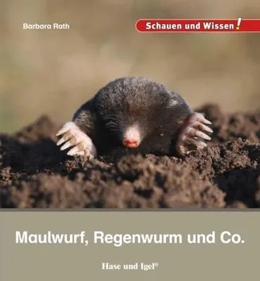 Obrázek produktu pro Maulwurf, Regenwurm und Co. - Sachbuch mit vielen Informationen und Farbfotos