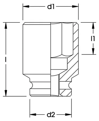 Produktbild von Elora Kraftschrauber-Einsatz 2.1/2", ELORA-794A-3.5/8" AF