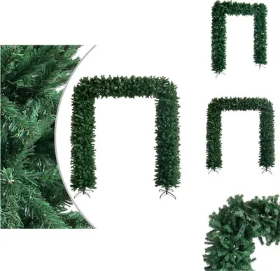 Obrázek produktu pro vidaXL Vánoční girlanda zelená 240 cm - Vánoční stromky