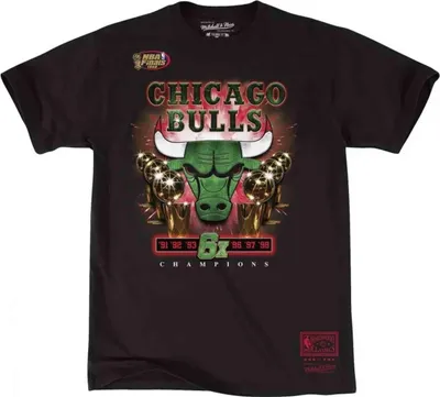 Produktbild von T-Shirt Mitchell & Ness BMTRMM18216-BULL für Herren
