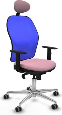 Image de Chaise de bureau avec appui-tête Jorquera Piqueras y Crespo 1D086G1 Rosa