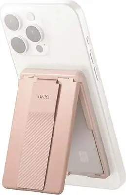 Obrázek produktu pro Magnetická peněženka Uniq Heldro Id s pouzdrem a páskem - růžová