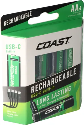 Produktbild von 1x4 Coast Zithion-X Mignon AA Akku, USB-C Ladeanschl